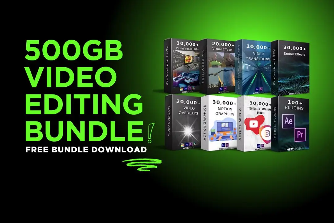 500 gb video editing bundle